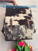 Cowhide Purse Backpack Hair On Hide Leather Cowhide Backpack