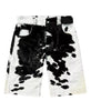 Black White Cowhide Shorts – Hair On Cowhide Shorts