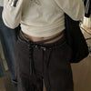 Double Layer Studded Belt for Women with Rivets