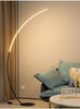 Half Moon Arc Floor Lamp Modern Boho Curved Lighting