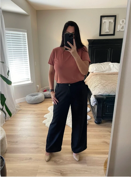 wide leg women's dress pants