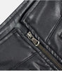 Black Leather Shorts for Women High Waist Fit