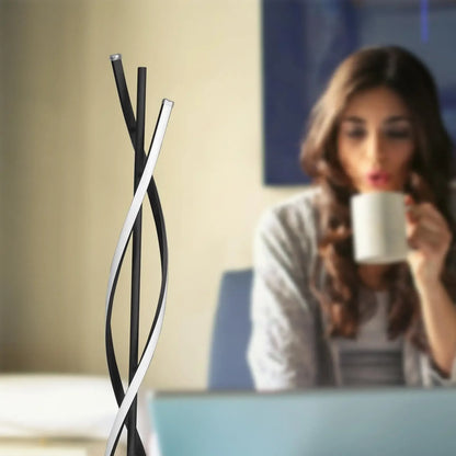 Modern spiral led floor lamp