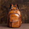 Real Leather Retro Mini Backpack