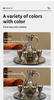 Antique bronze dragon phoenix wine serving set