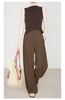 Women linen pants for office and travel