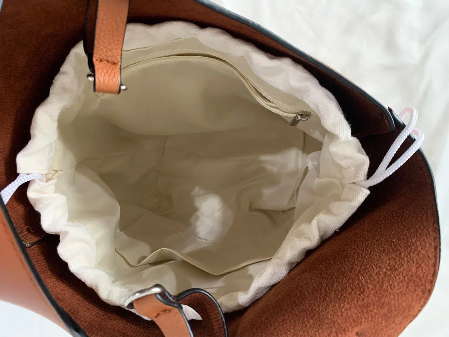 Genuine Leather Bucket Bag For Women Soft Leather Bucket Purse