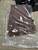 Leather gardening gloves with suede arm cuffs
