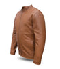 Mens Brown Leather Jacket – Real Lambskin Slim Fit Jacket