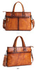 Full Grain Leather Messenger Bag for Men Laptop Office