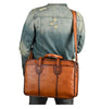 Full Grain Leather Messenger Bag for Men