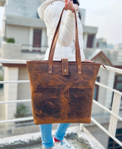Large Leather Tote Bags For Women Everyday Bag