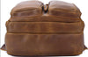 Men's Leather Travel Backpack for Work and 17.3 Inch Laptop