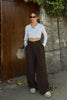 wide leg bell bottom dress pants women's