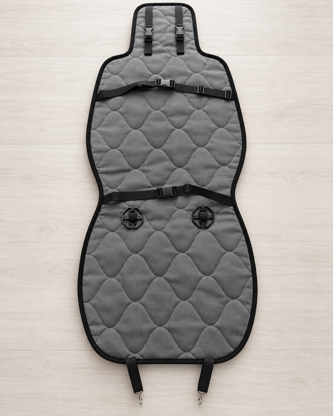 Genuine Sheepskin Car Seat Cover with Soft Tan Wool