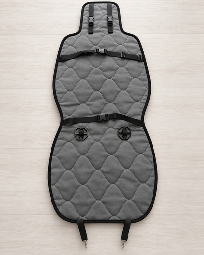 Genuine Sheepskin Car Seat Cover with Soft Tan Wool