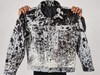 Men Cowhide Jacket in Real Hair On Hide Trucker Style