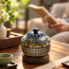Ceramic Incense Burner with Adjustable Temperature Timer Control