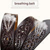 Women's genuine cowhide hollow waist belt