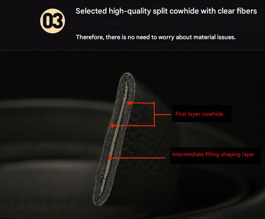 Men’s Full-Grain Leather Belt with Monkey Zodiac Gold Buckle