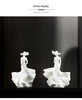 Natural Marble Woman Figurine Light Luxury Sculpture