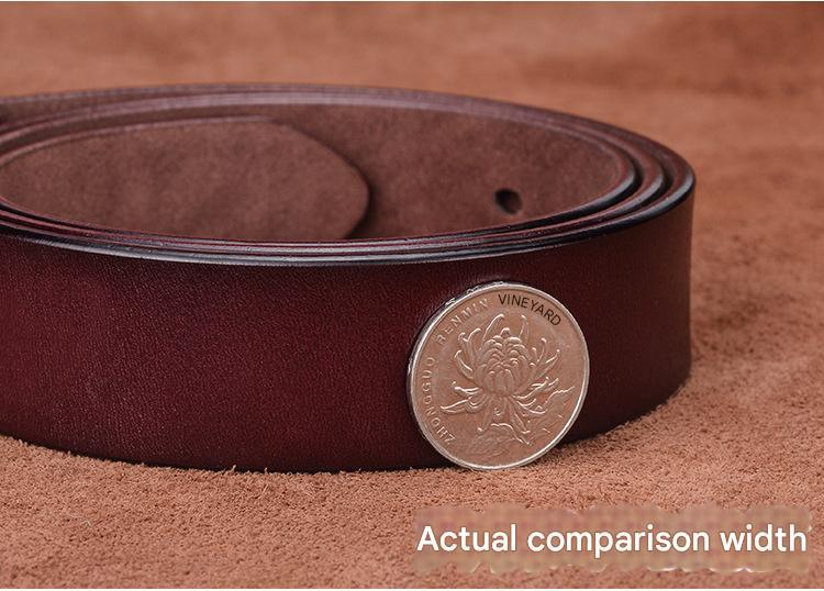 women real cowhide genuine leather belt