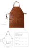 Top Grain Leather Chef Apron with Pockets
