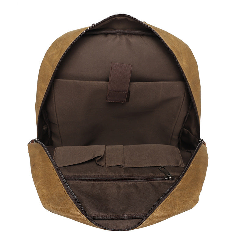 canvas laptop backpack dimensions storage