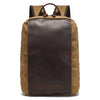 Canvas Laptop Backpack with Luggage Sleeve and 15.6 Inch Storage