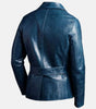 Blue Leather Jacket Mens – Real Leather Casual Style