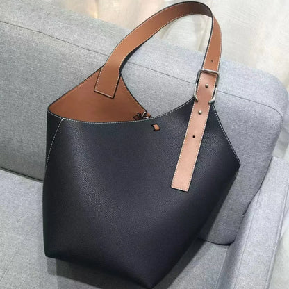 Genuine Leather Bucket Bag For Women Soft Leather Bucket Purse 2
