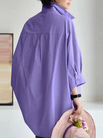 Oversized Leisure Daily Long Sleeve Shirt