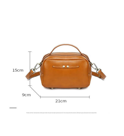 Women Genuine Leather Crossbody Messenger Bag