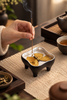 Stick Incense Holder with Butterfly Design and Decorative Tray