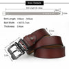 Genuine leather belts for men dress pants