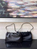 Sheepskin leather cloud shoulder bag for women