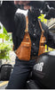 Genuine Leather Shoulder Holster Bag for Men
