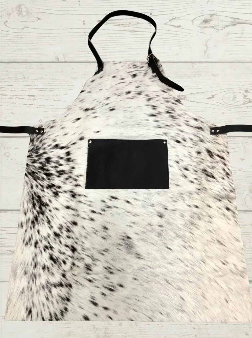 Cowhide Leather Apron Hair On Hide Cooking Work Apron
