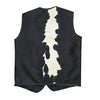 Cowhide Vest Dark Hair On Cowhide Fur Vest