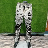 Cow Print Pants Men Real Cowhide Hair On Hide Trousers