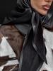 Women tricolor hair on cowhide jacket