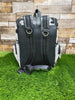 cowhide backpack black white leather backpack purse