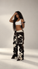 Cowhide Pants Women Real Hair On Hide Cowboy Trousers