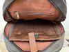 Western Cowhide Leather Backpack Hair On Hide Travel Bag