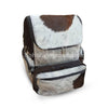 cowhide backpack purse genuine leather