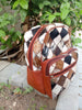 Small Cowhide Backpack Patchwork