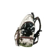 cowhide backpack natural speckled leather backpack purse