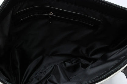 black white cowhide purse hair on hide leather handbag