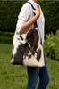 western purses for women with real hair on hide