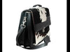 Hair on cow hide briefcase bag for office laptop carry